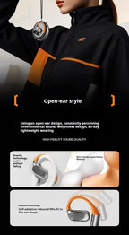 M113 AI-Powered Rotating Earbuds - Real-Time Translator & 50H Ultra-Long Playtime, Secure Ear-Hook for Gym/Running | Sweatproof Wireless Sport Headset
