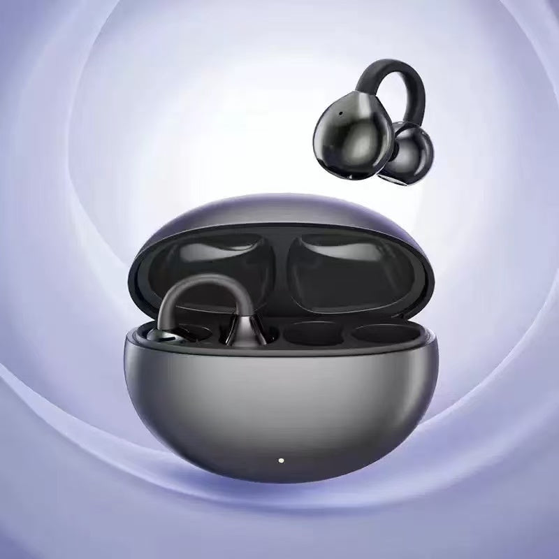 M91-Trail-Ready Clip Earphones 2025 - Multilingual Translator and Open-Air HD Sound, 50H Hiking-Proof Battery | Run Commute Essential