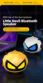 JF-102|Demonic Red Bass Boost & Tactical RGB Glow, Wireless E-Sports Decor for Man Cave/Battle Station | Cursed Birthday Gift"