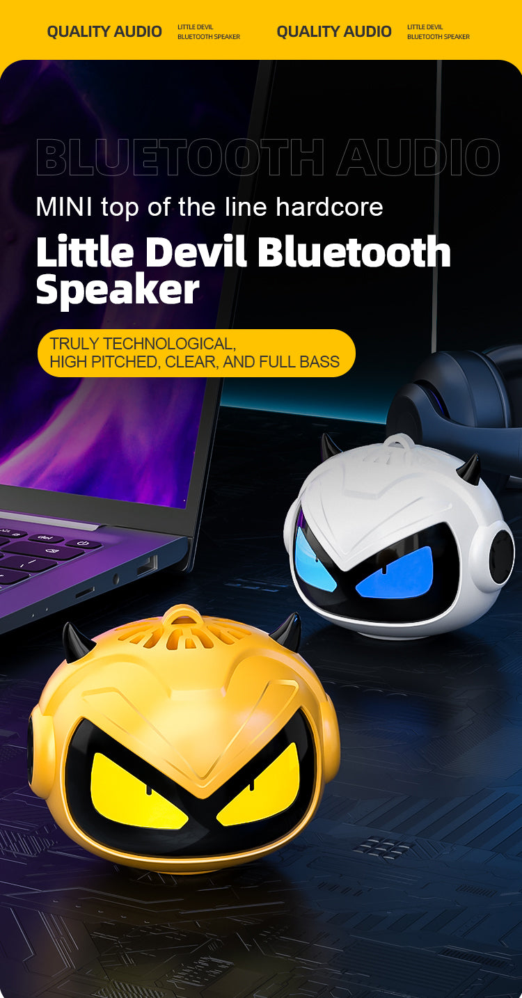 JF-102|Demonic Red Bass Boost & Tactical RGB Glow, Wireless E-Sports Decor for Man Cave/Battle Station | Cursed Birthday Gift"