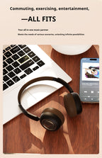CR-28|ASMR Unboxing Cream Aesthetic Headphones - Dreamy Cloud Comfort™ & Glossy Finish, Advanced ANC 40H Playtime, Ultra-Lightweight for Yoga/Study Sessions
