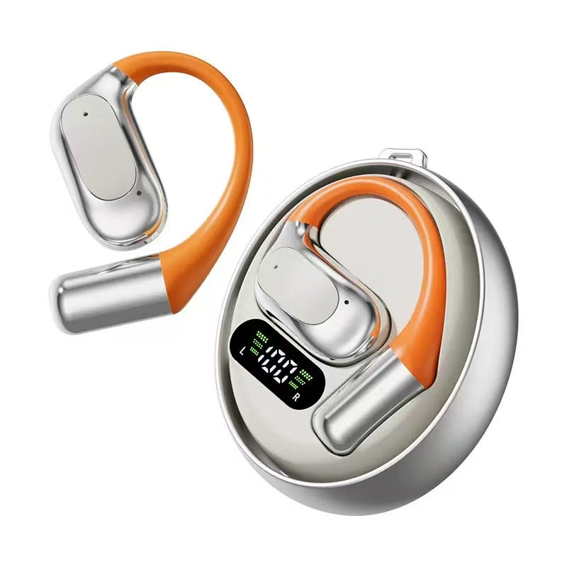 M113 AI-Powered Rotating Earbuds - Real-Time Translator & 50H Ultra-Long Playtime, Secure Ear-Hook for Gym/Running | Sweatproof Wireless Sport Headset