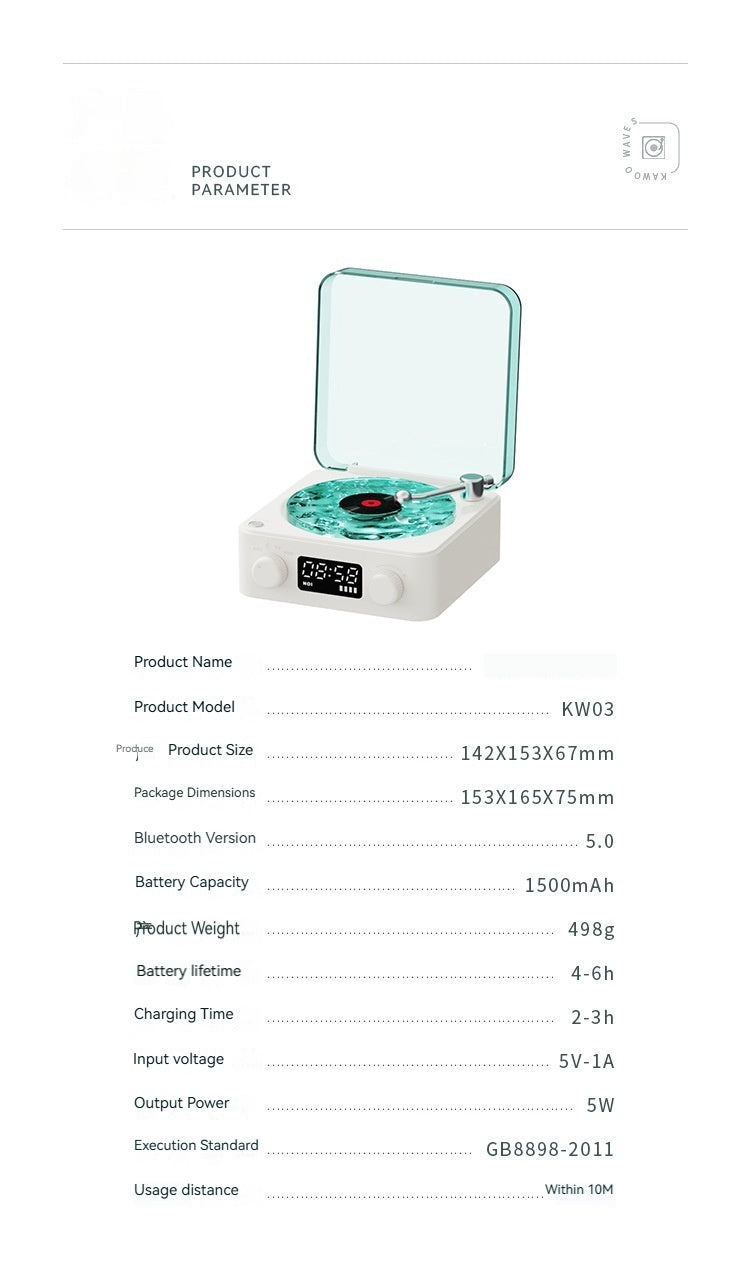 KW03-Neuroscience White Noise Speaker 2025 - Sunset Projection & Deep Soundscapes, Wireless Mini Sleep Sanctuary w/ Auto-Off Clock | Gender-Free Anxiety Relief Gift