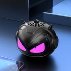 JF-102|Demonic Red Bass Boost & Tactical RGB Glow, Wireless E-Sports Decor for Man Cave/Battle Station | Cursed Birthday Gift"