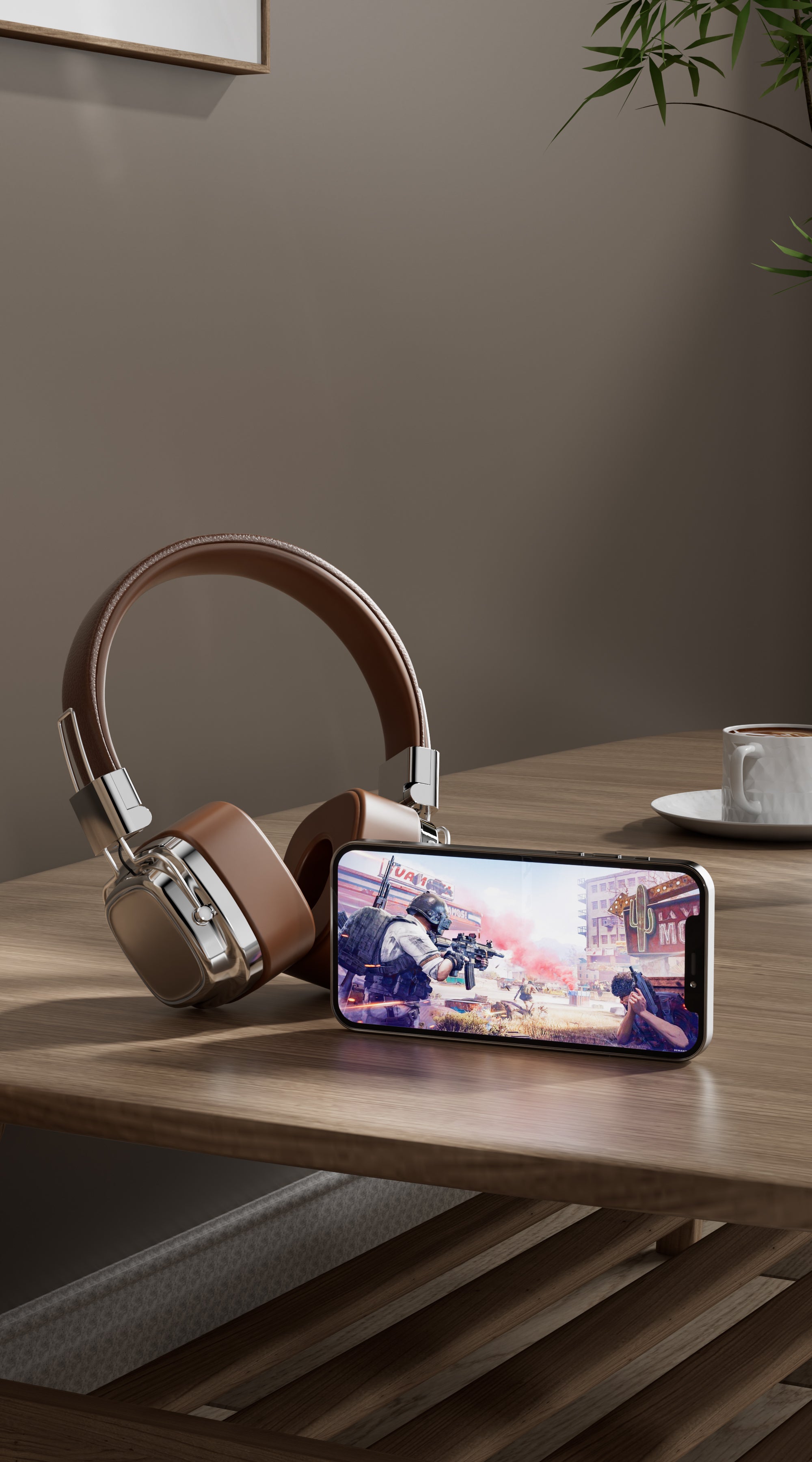 CR8-Americana Revival On-Ear Headphones 2025 - Vintage Bass Boost & Seamless Bluetooth 5.3, Genuine Leather Retro Wireless for Drive-In Vibes | Commuter-Proof Multi-Device