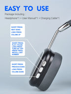 OH-01|40 Hours Wireless Noise-cancelling  FoldableHeadphones - Personalized Space Audio USB-C Lossless Audio for iPhone Travel Sports Headset