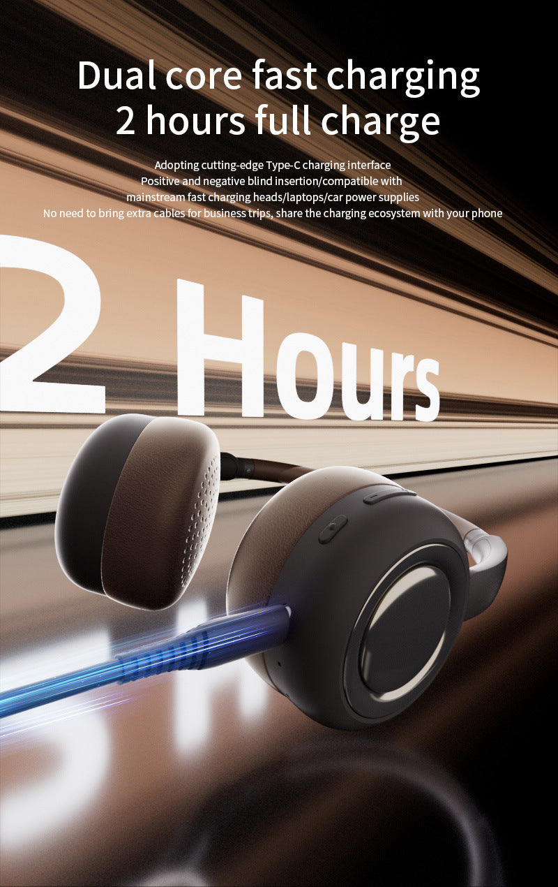 CR-28|ASMR Unboxing Cream Aesthetic Headphones - Dreamy Cloud Comfort™ & Glossy Finish, Advanced ANC 40H Playtime, Ultra-Lightweight for Yoga/Study Sessions