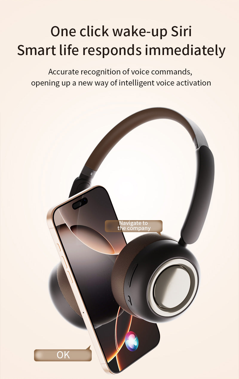 CR-28|ASMR Unboxing Cream Aesthetic Headphones - Dreamy Cloud Comfort™ & Glossy Finish, Advanced ANC 40H Playtime, Ultra-Lightweight for Yoga/Study Sessions