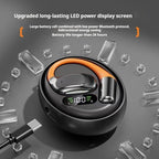 M113 AI-Powered Rotating Earbuds - Real-Time Translator & 50H Ultra-Long Playtime, Secure Ear-Hook for Gym/Running | Sweatproof Wireless Sport Headset