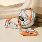 M113 AI-Powered Rotating Earbuds - Real-Time Translator & 50H Ultra-Long Playtime, Secure Ear-Hook for Gym/Running | Sweatproof Wireless Sport Headset