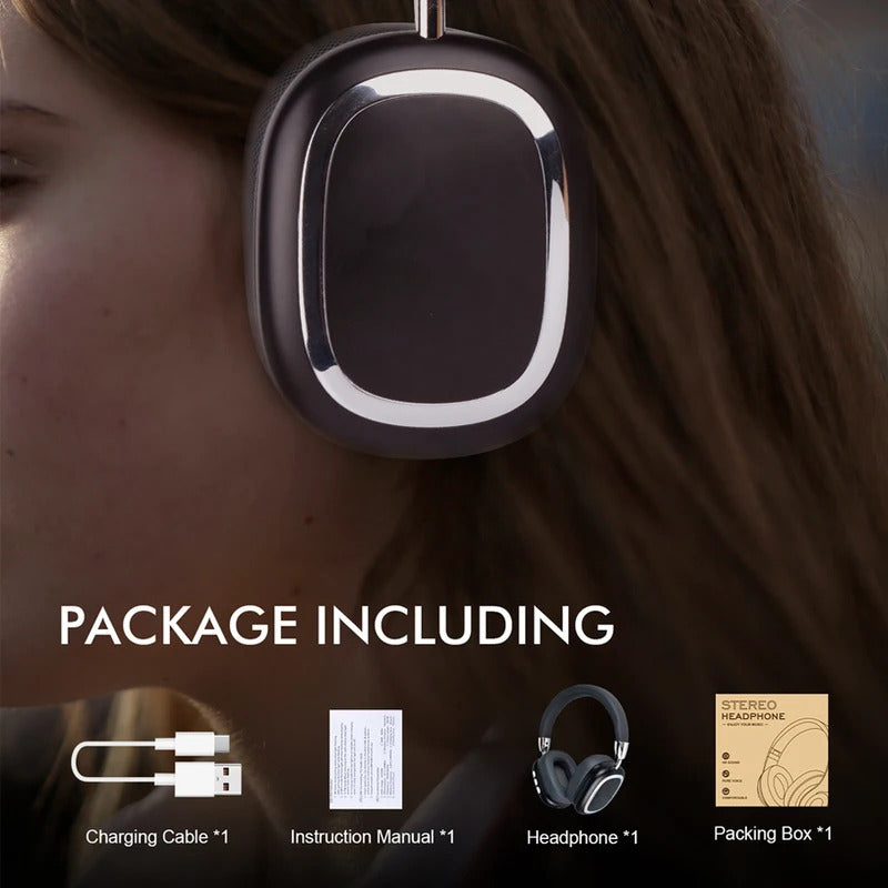 OH-01|40 Hours Wireless Noise-cancelling  FoldableHeadphones - Personalized Space Audio USB-C Lossless Audio for iPhone Travel Sports Headset
